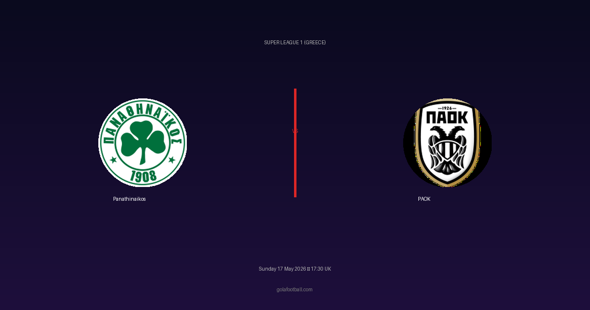 Match Preview: Panathinaikos vs PAOK - prediction, team news, live stream