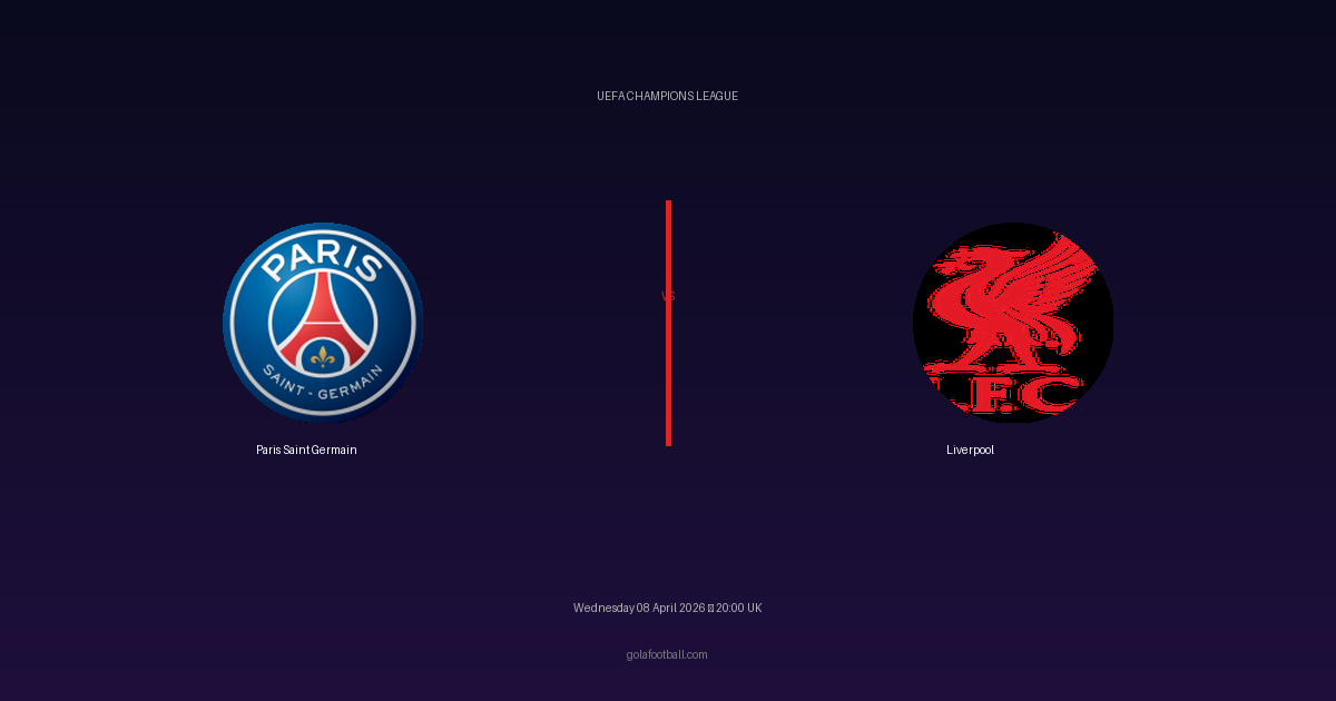 Match Preview: Paris Saint Germain vs Liverpool - prediction, team news, live stream