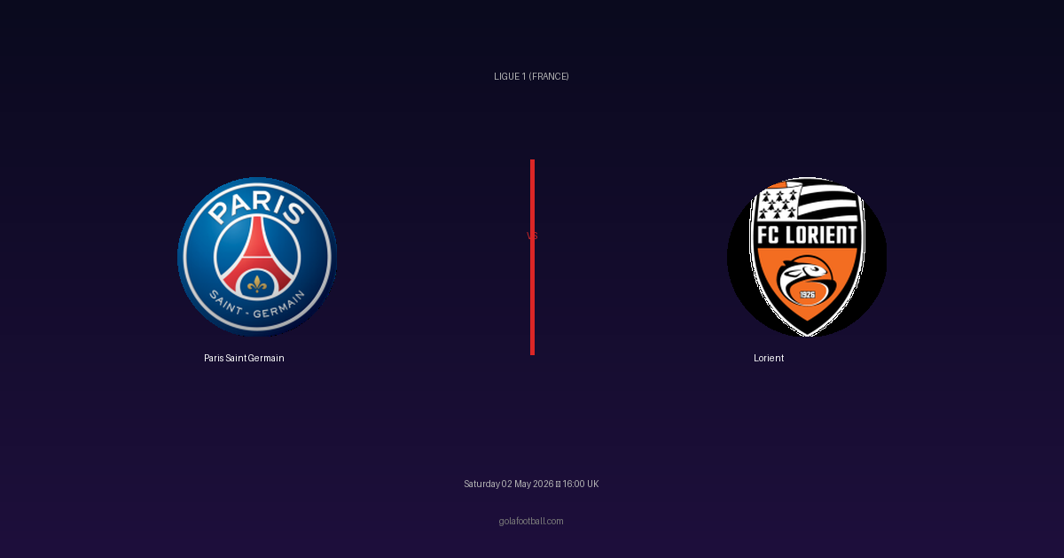 Match Preview: Paris Saint Germain vs Lorient - prediction, team news, live stream