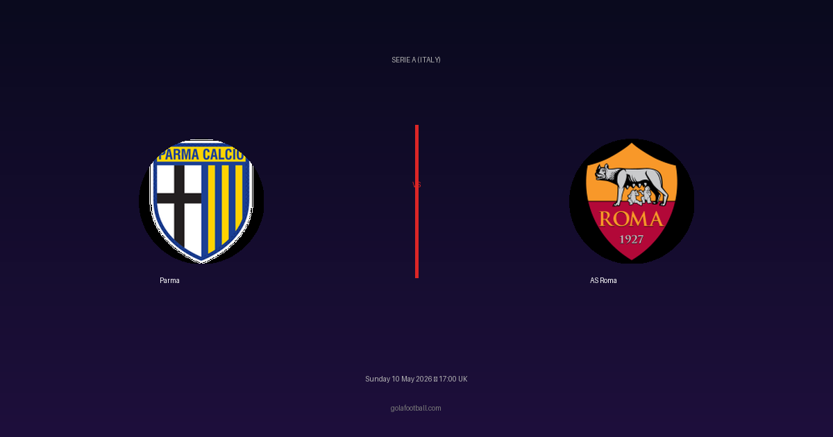 Match Preview: Parma vs AS Roma - prediction, team news, live stream