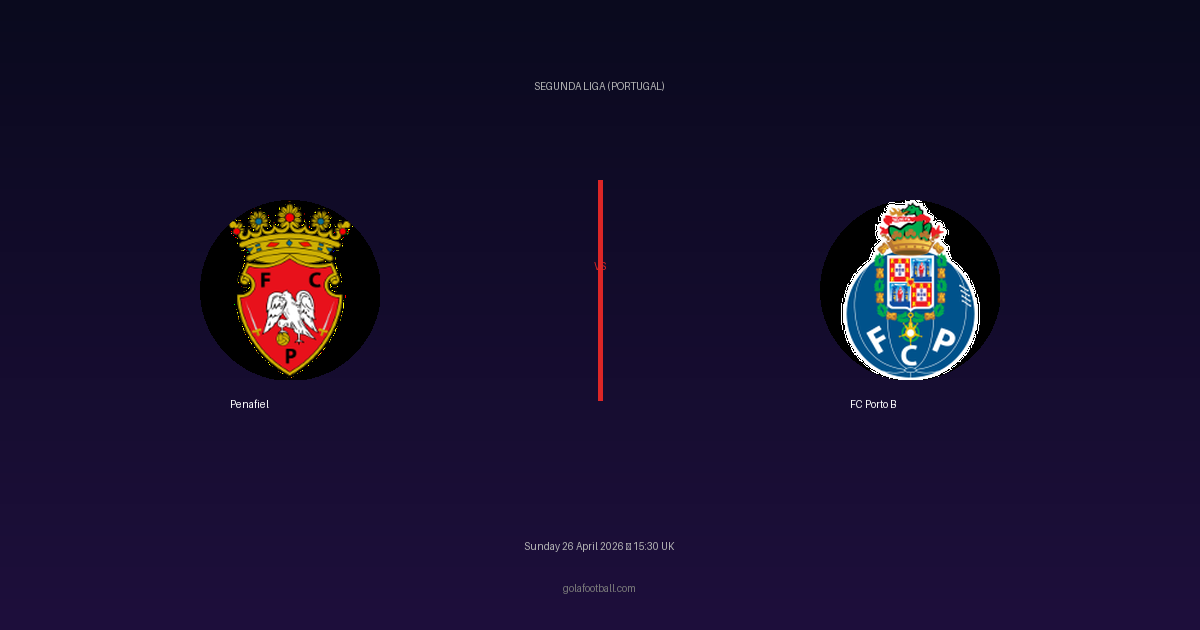 Match Preview: Penafiel vs FC Porto B - prediction, team news, live stream
