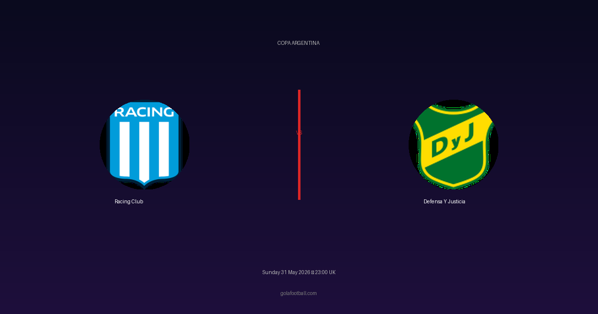 Match Preview: Racing Club vs Defensa Y Justicia - prediction, team news, live stream