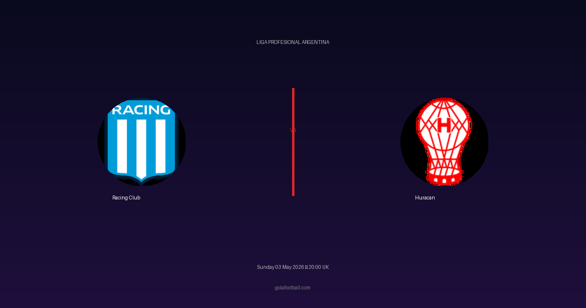 Match Preview: Racing Club vs Huracan - prediction, team news, live stream