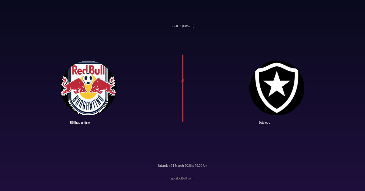 Match Preview: RB Bragantino vs Botafogo - prediction, team news, live stream