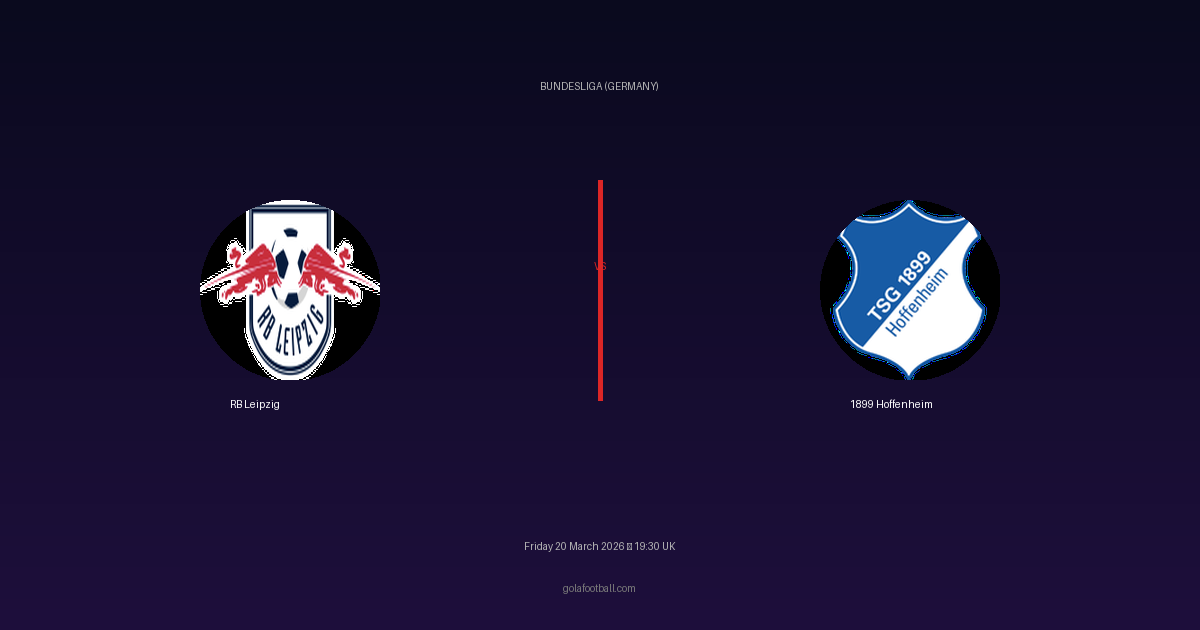 Match Preview: RB Leipzig vs 1899 Hoffenheim - prediction, team news, live stream