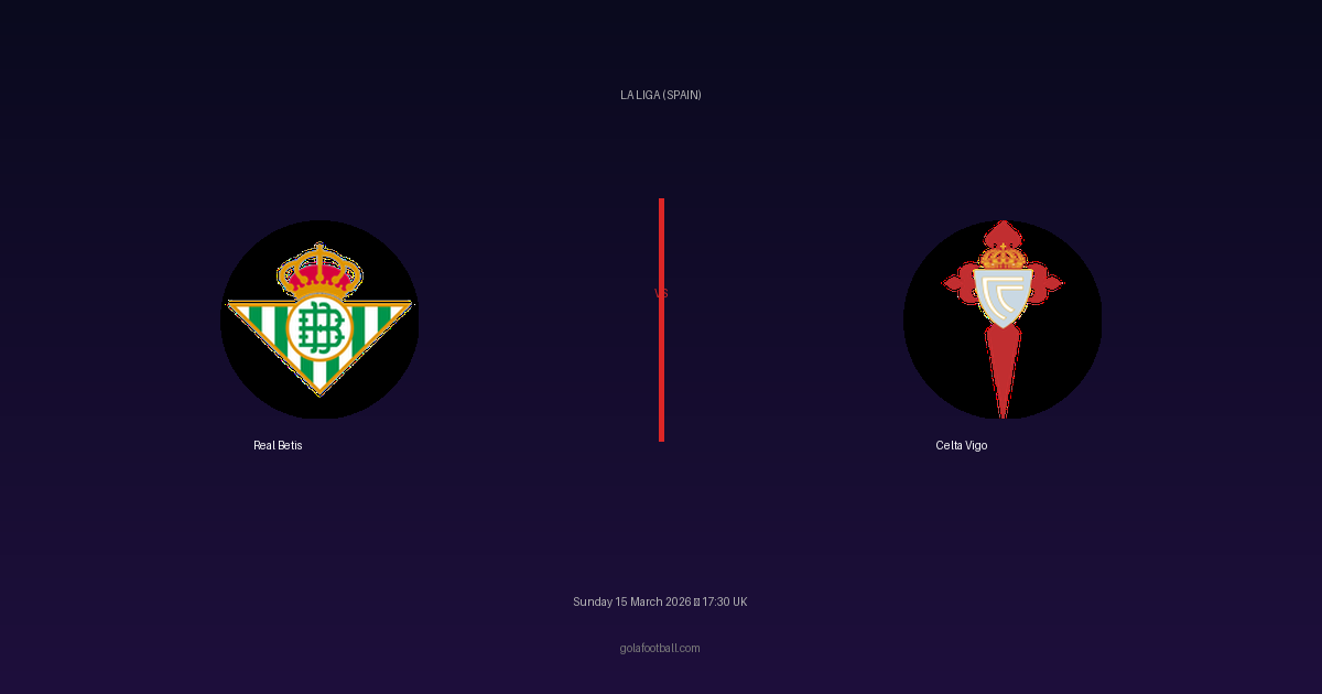 Match Preview: Real Betis vs Celta Vigo - prediction, team news, live stream