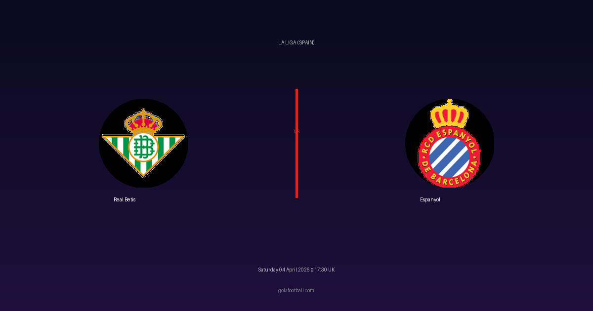 Match Preview: Real Betis vs Espanyol - prediction, team news, live stream