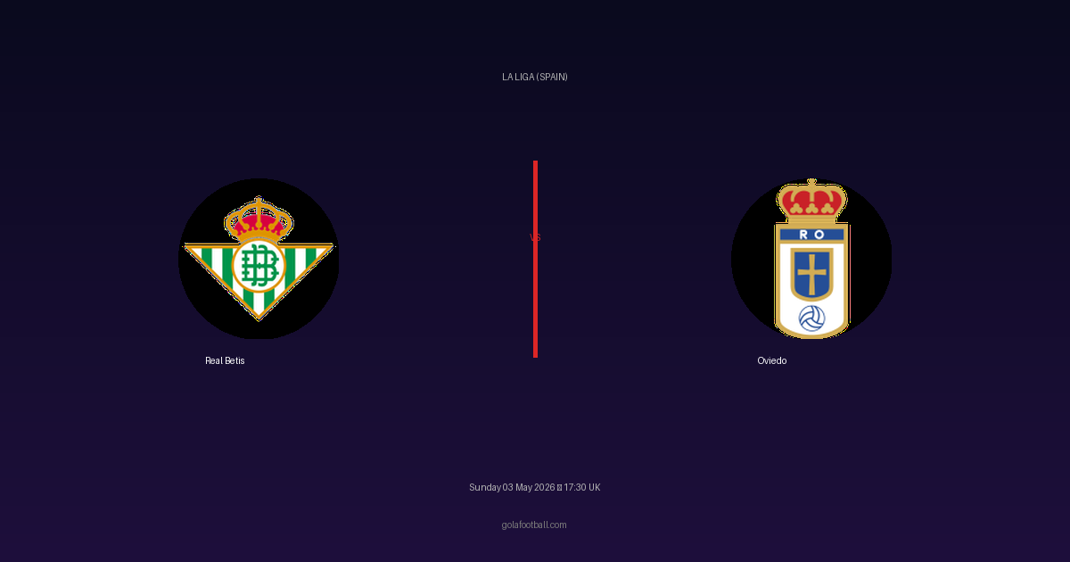 Match Preview: Real Betis vs Oviedo - prediction, team news, live stream
