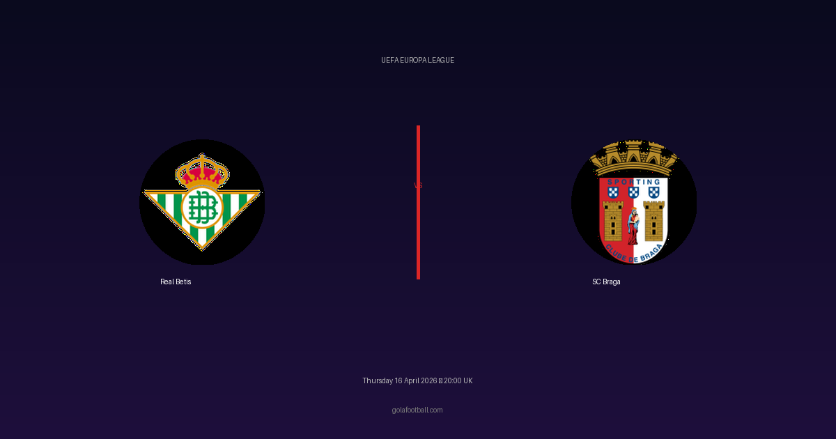 Match Preview: Real Betis vs SC Braga - prediction, team news, live stream