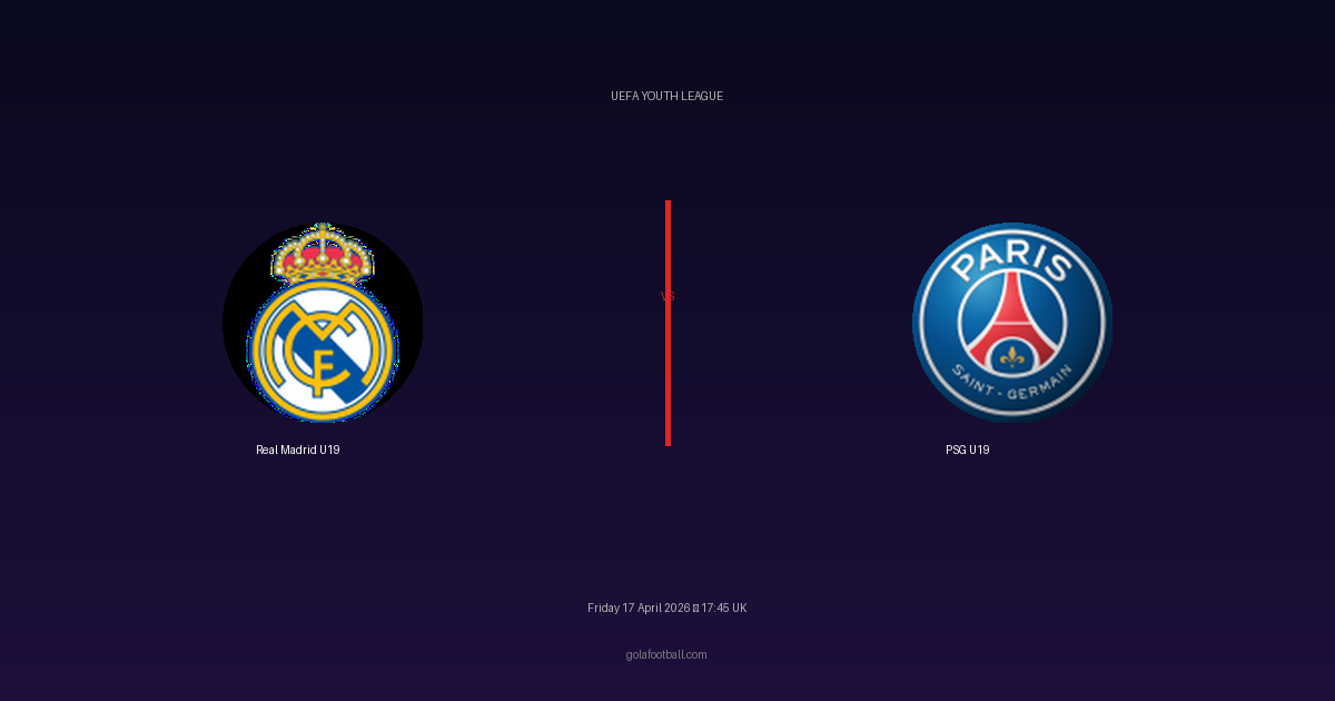 Match Preview: Real Madrid U19 vs PSG U19 - prediction, team news, live stream