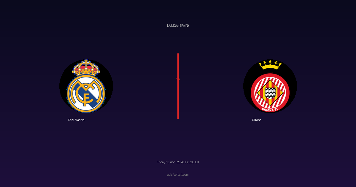 Match Preview: Real Madrid vs Girona - prediction, team news, live stream