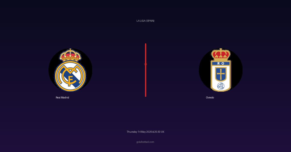 Match Preview: Real Madrid vs Oviedo - prediction, team news, live stream
