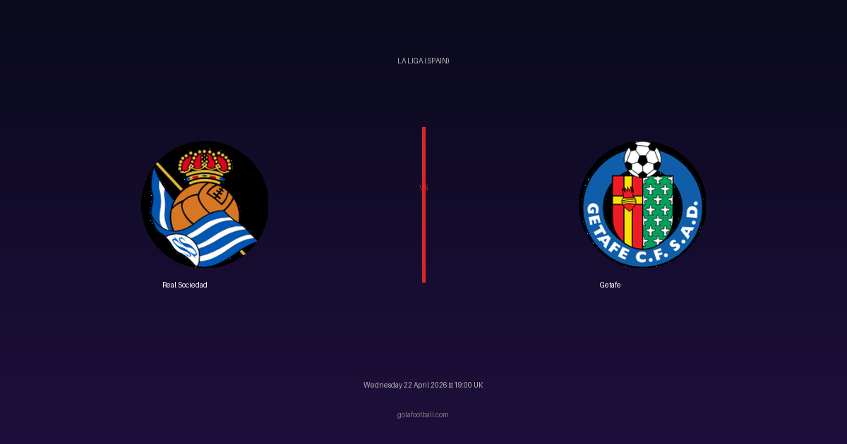 Match Preview: Real Sociedad vs Getafe - prediction, team news, live stream