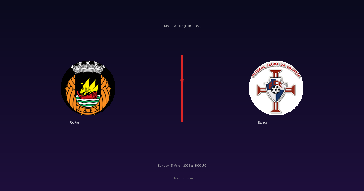 Match Preview: Rio Ave vs Estrela - prediction, team news, live stream