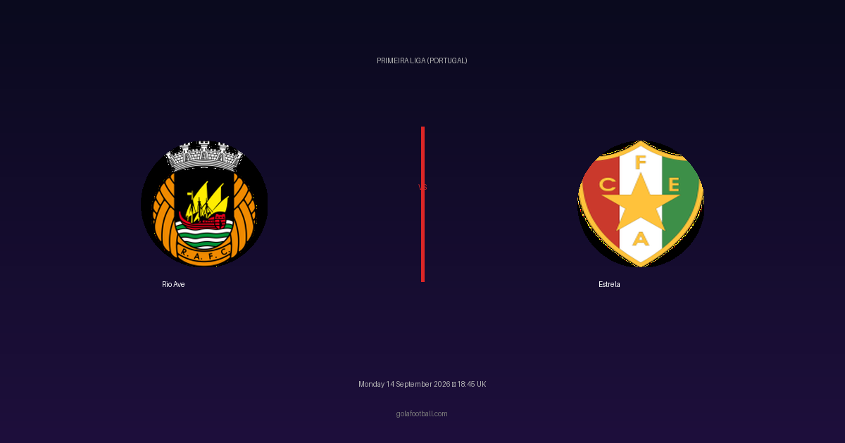 Match Preview: Rio Ave vs Estrela – Primeira Liga (Portugal)