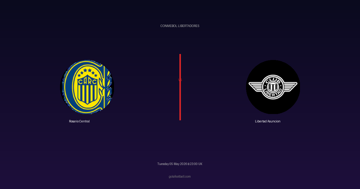 Match Preview: Rosario Central vs Libertad Asuncion - prediction, team news, live stream