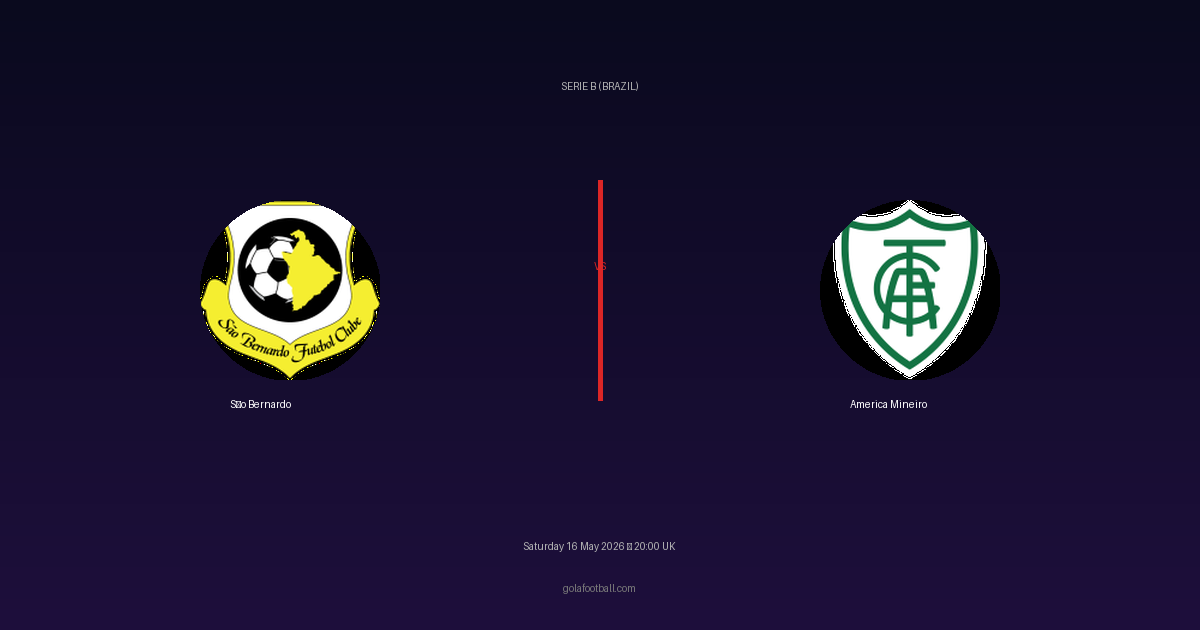 Match Preview: São Bernardo vs America Mineiro - prediction, team news, live stream