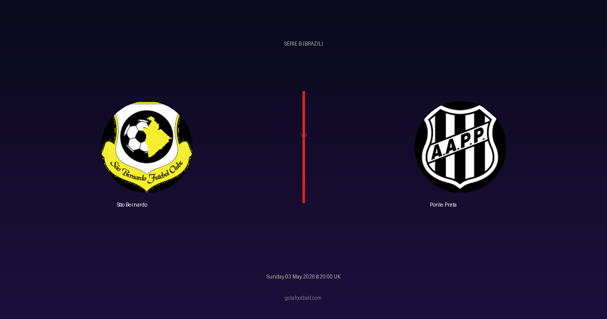 Match Preview: São Bernardo vs Ponte Preta - prediction, team news, live stream