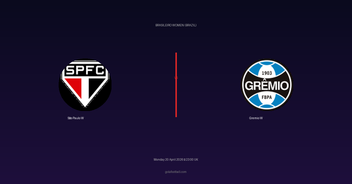 Match Preview: São Paulo W vs Gremio W - prediction, team news, live stream