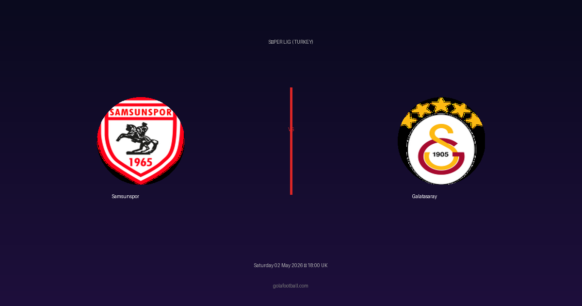 Match Preview: Samsunspor vs Galatasaray - prediction, team news, live stream