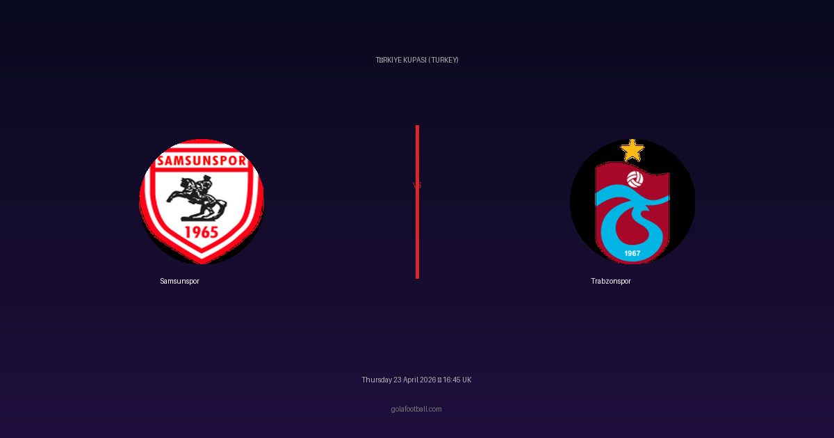 Match Preview: Samsunspor vs Trabzonspor - prediction, team news, live stream
