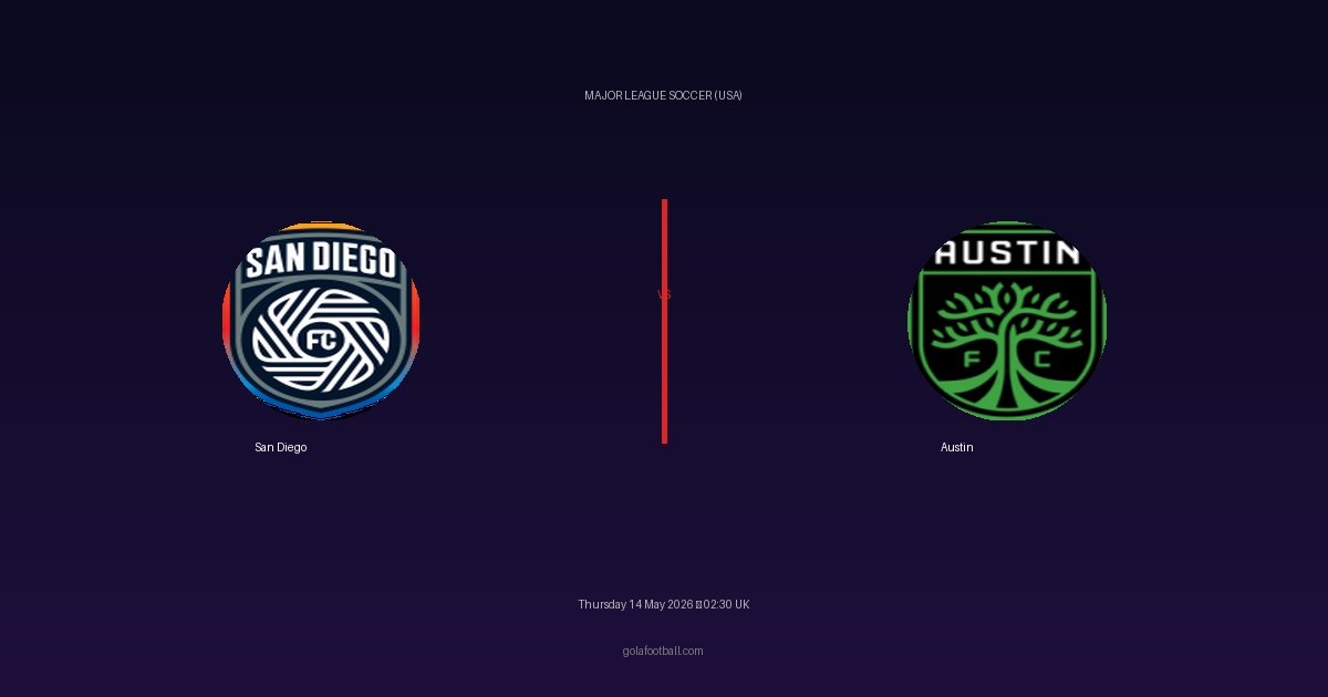 Match Preview: San Diego vs Austin - prediction, team news, live stream