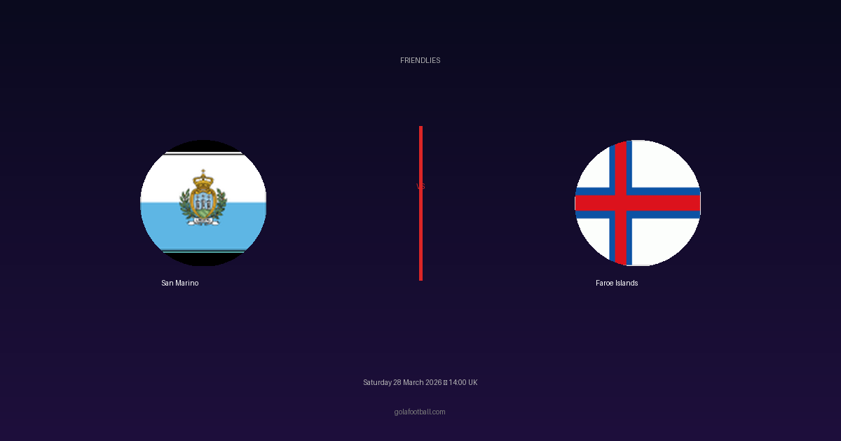 Match Preview: San Marino vs Faroe Islands - prediction, team news, live stream
