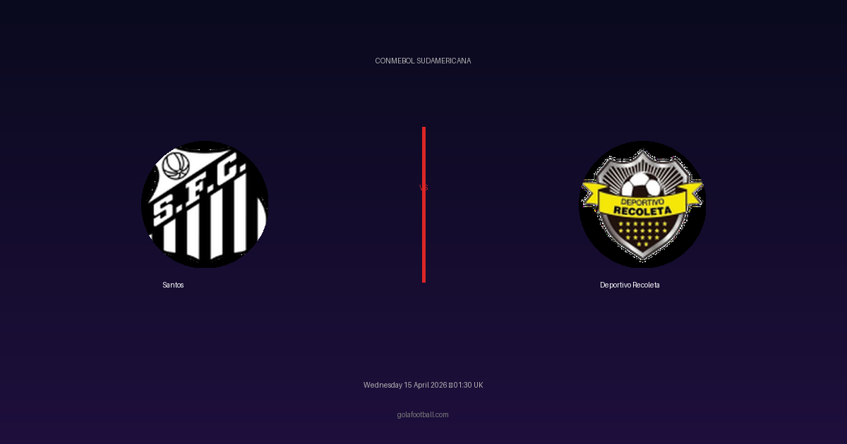 Match Preview: Santos vs Deportivo Recoleta - prediction, team news, live stream