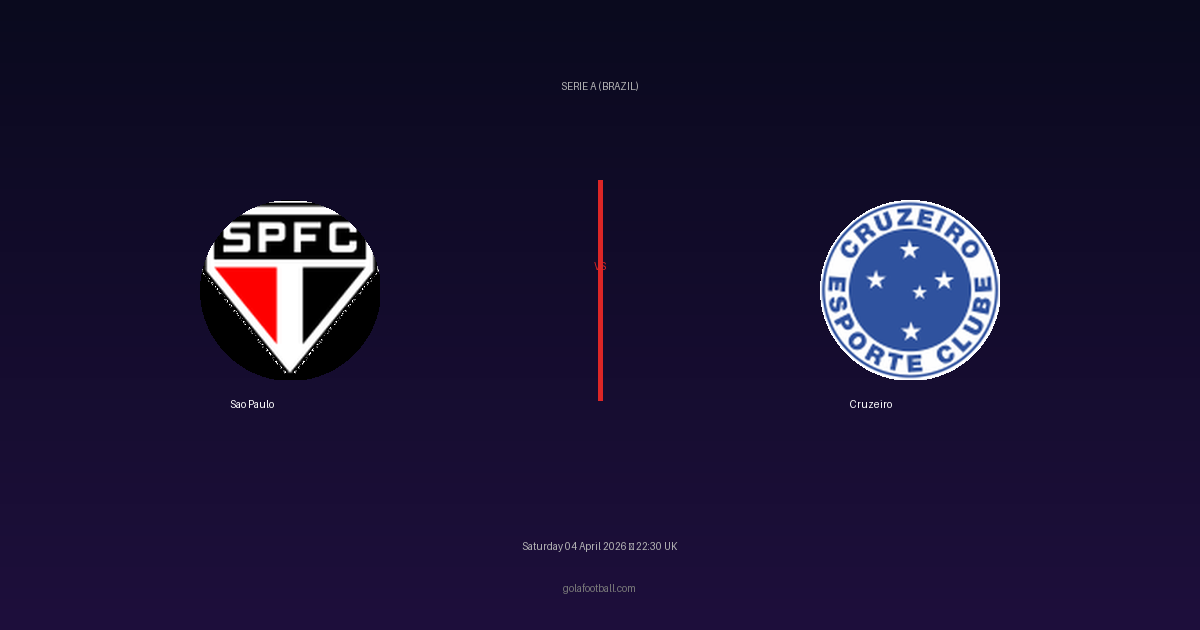 Match Preview: Sao Paulo vs Cruzeiro - prediction, team news, live stream