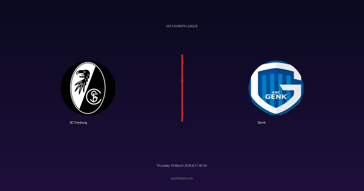 Match Preview: SC Freiburg vs Genk - prediction, team news, live stream
