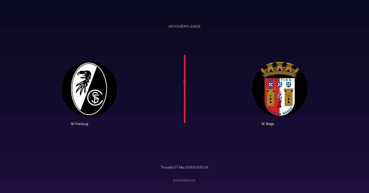 Match Preview: SC Freiburg vs SC Braga - prediction, team news, live stream