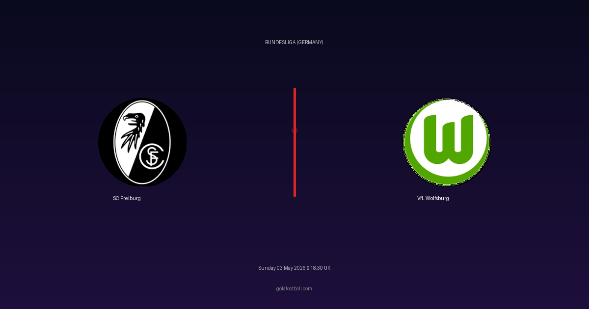 Match Preview: SC Freiburg vs VfL Wolfsburg - prediction, team news, live stream