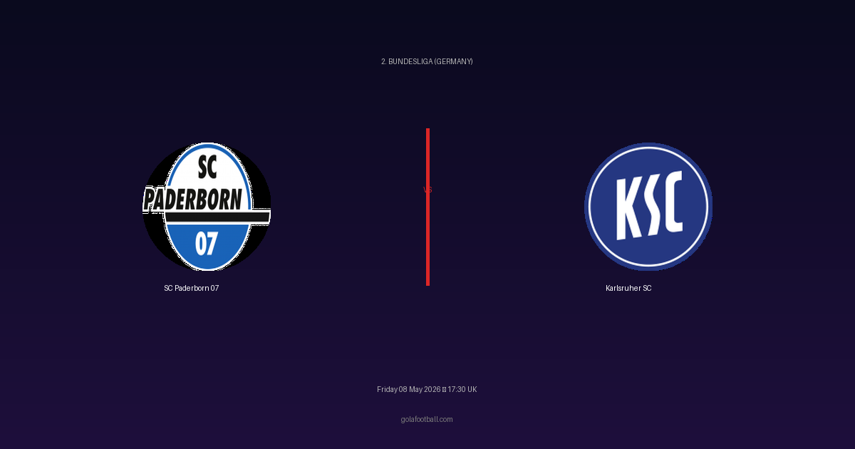 Match Preview: SC Paderborn 07 vs Karlsruher SC - prediction, team news, live stream