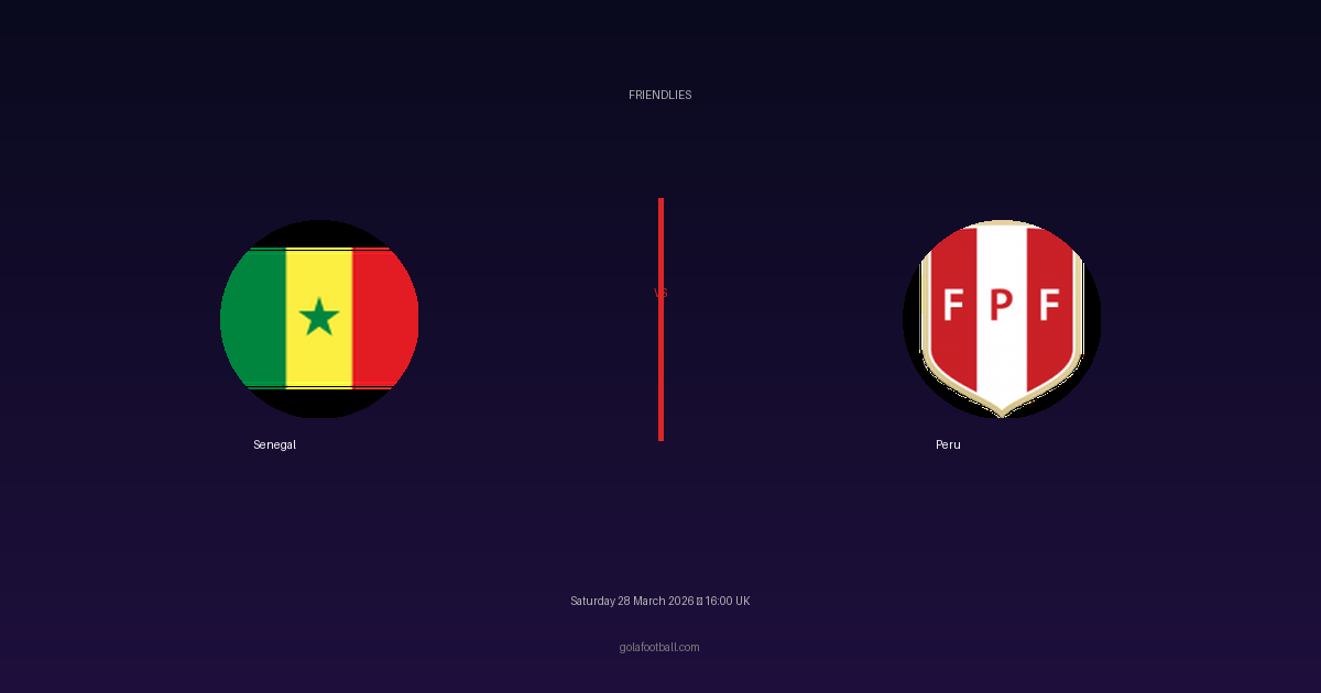 Match Preview: Senegal vs Peru - prediction, team news, live stream