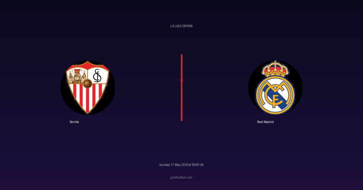 Match Preview: Sevilla vs Real Madrid - prediction, team news, live stream