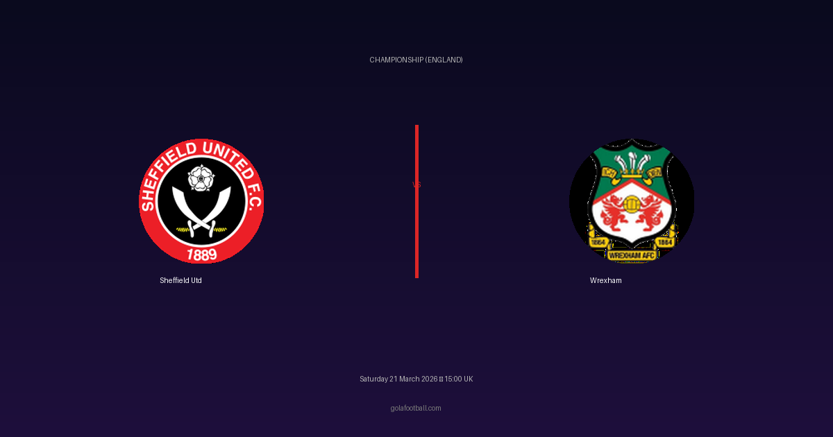 Match Preview: Sheffield Utd vs Wrexham - prediction, team news, live stream