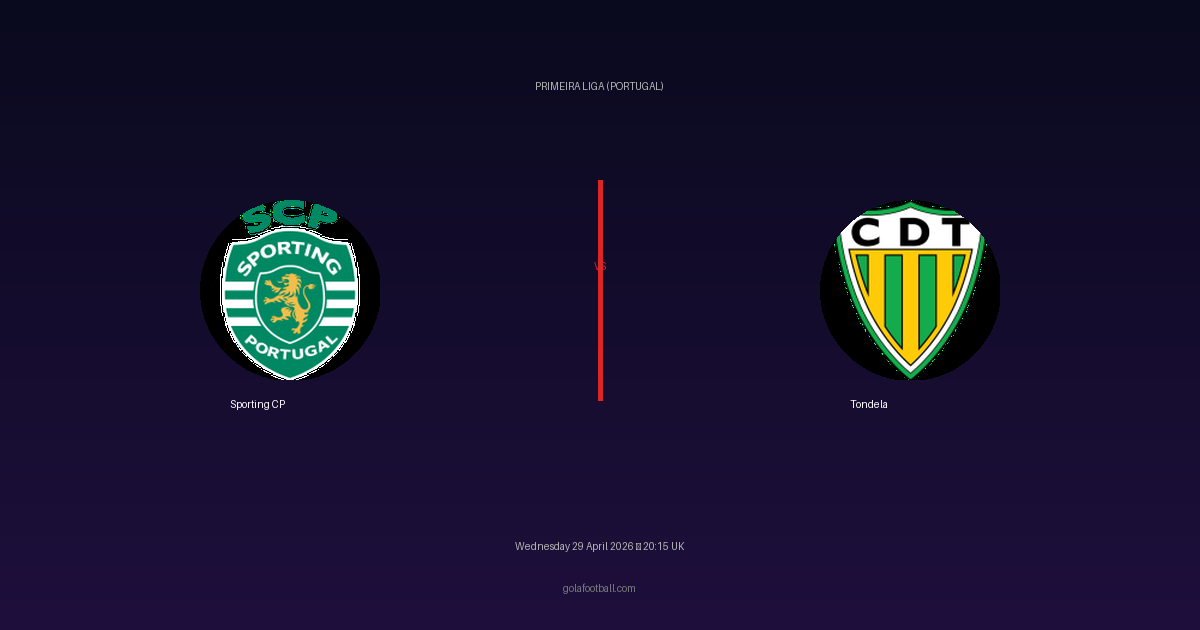 Match Preview: Sporting CP vs Tondela - prediction, team news, live stream