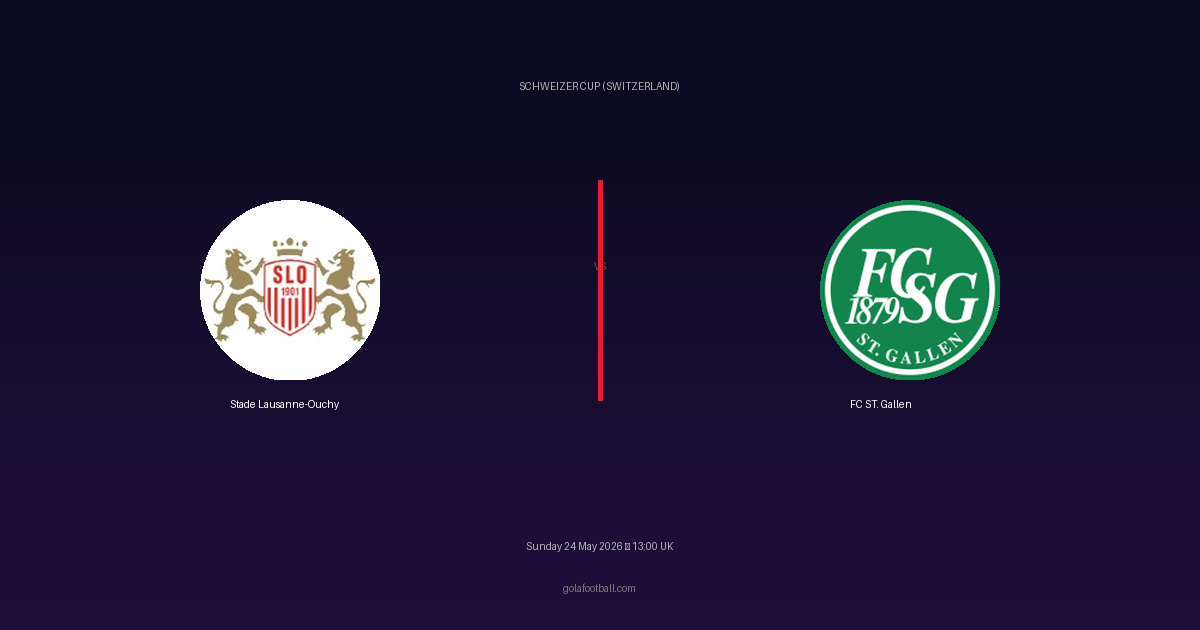 Match Preview: Stade Lausanne-Ouchy vs FC ST. Gallen - prediction, team news, live stream