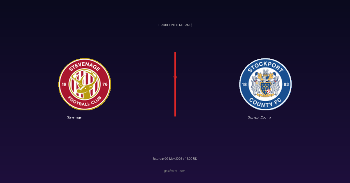 Match Preview: Stevenage vs Stockport County - prediction, team news, live stream