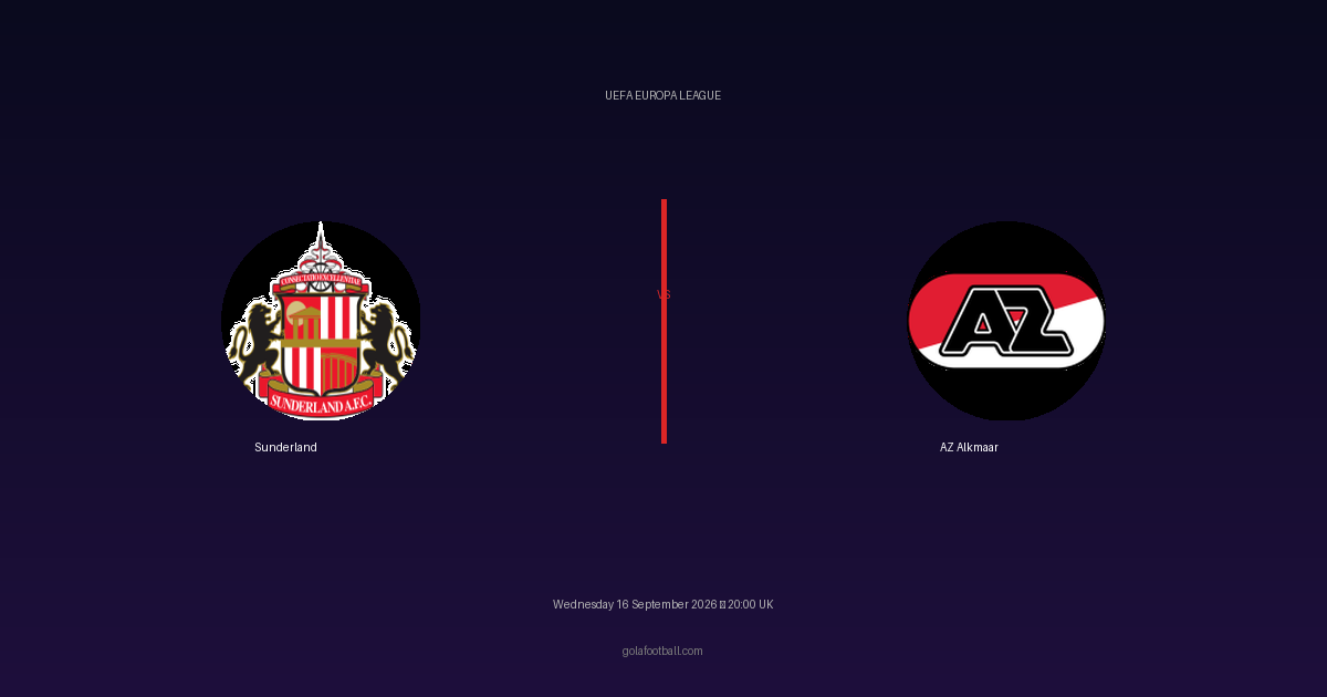 Match Preview: Sunderland vs AZ Alkmaar – UEFA Europa League