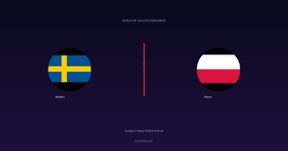 Match Preview: Sweden vs Poland - prediction, team news, live stream