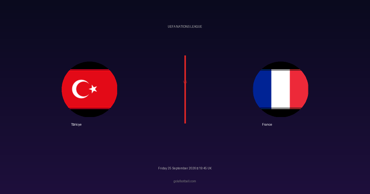 Match Preview: Türkiye vs France – UEFA Nations League