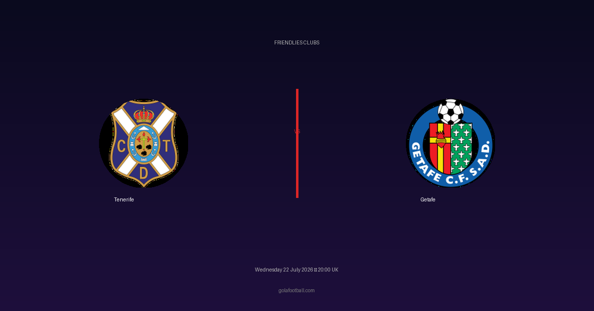 Match Preview: Tenerife vs Getafe – Friendlies Clubs