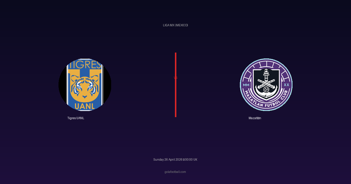 Match Preview: Tigres UANL vs Mazatlán - prediction, team news, live stream
