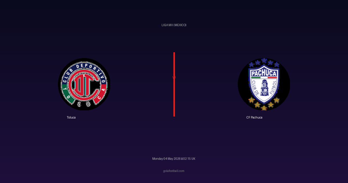 Match Preview: Toluca vs CF Pachuca - prediction, team news, live stream
