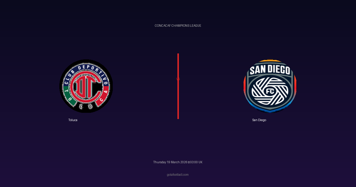 Match Preview: Toluca vs San Diego - prediction, team news, live stream
