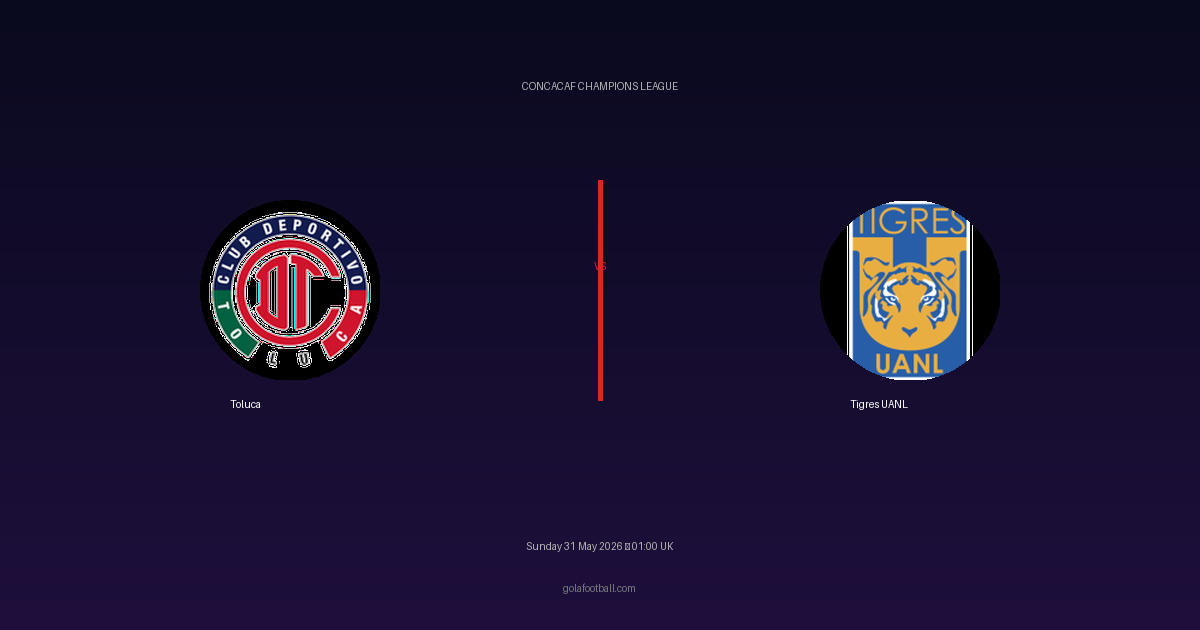 Match Preview: Toluca vs Tigres UANL - prediction, team news, live stream