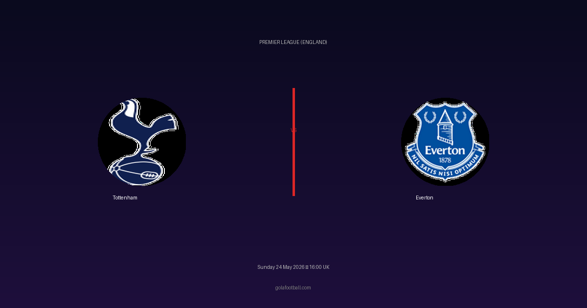 Match Preview: Tottenham vs Everton - prediction, team news, live stream
