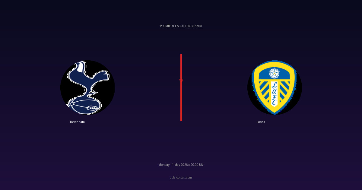 Match Preview: Tottenham vs Leeds - prediction, team news, live stream
