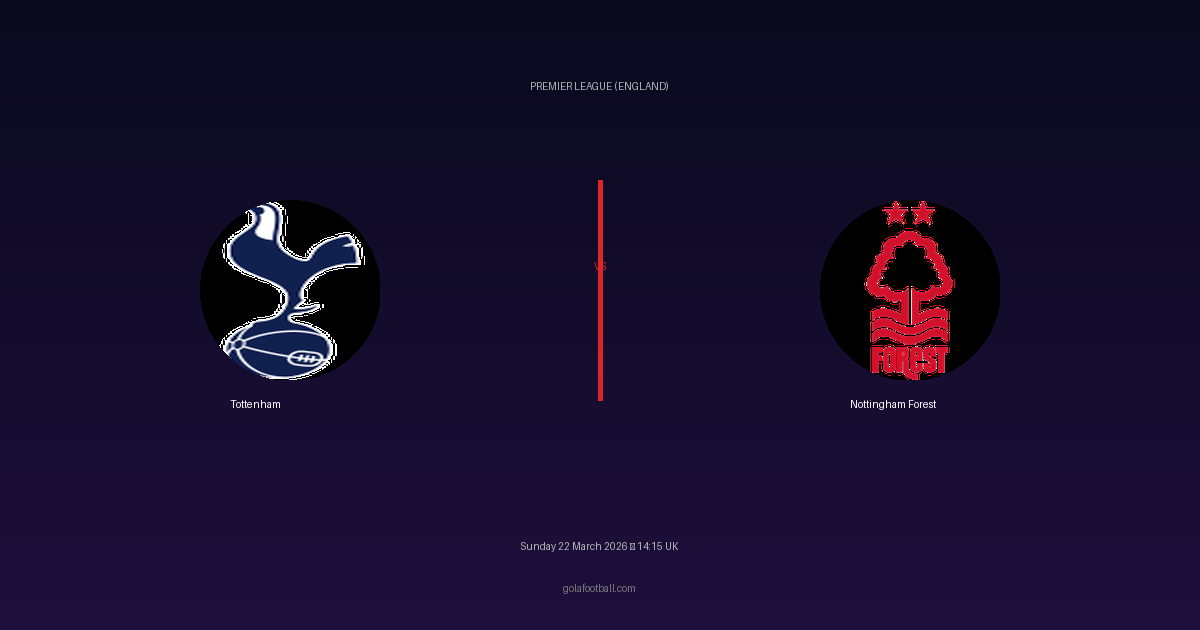 Match Preview: Tottenham vs Nottingham Forest - prediction, team news, live stream